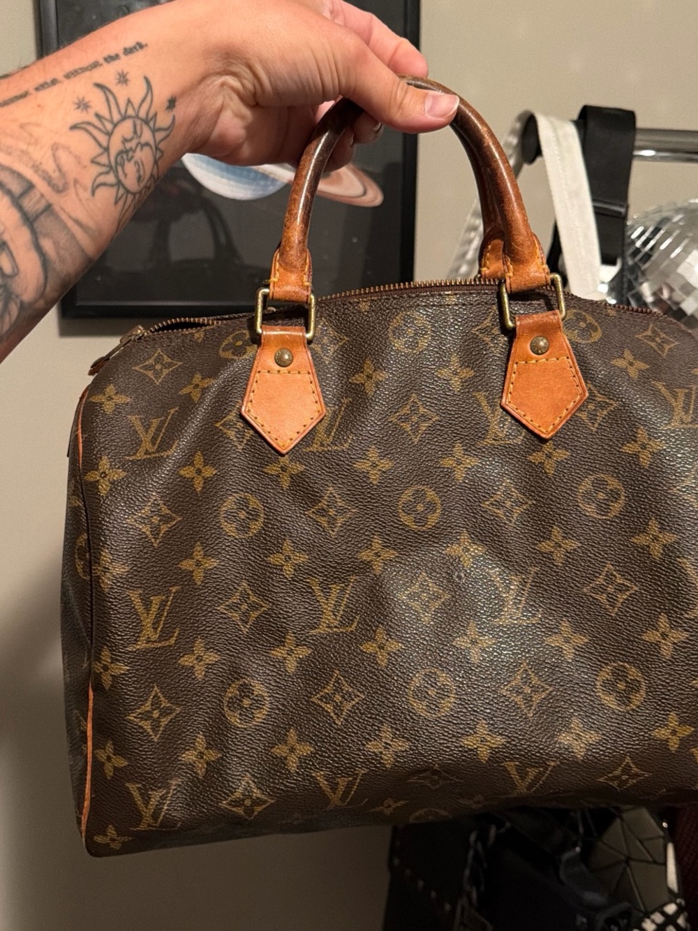 90s/2000s  LV MONO SPEEDY - Picture 3 of 8